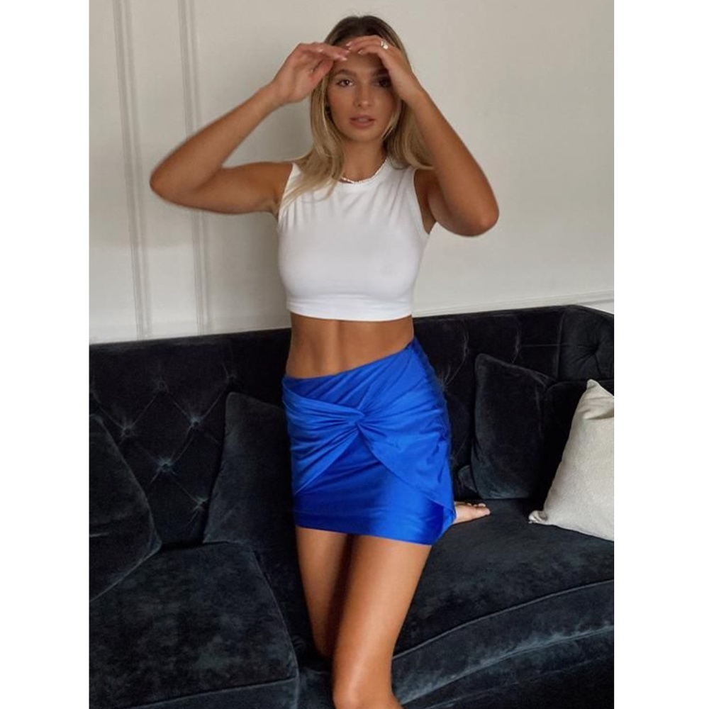 Lioness Marmont Mini Skirt Cobalt